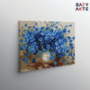Eazy Arts Beautiful Blue Flower Pot Paint By Numbers kit