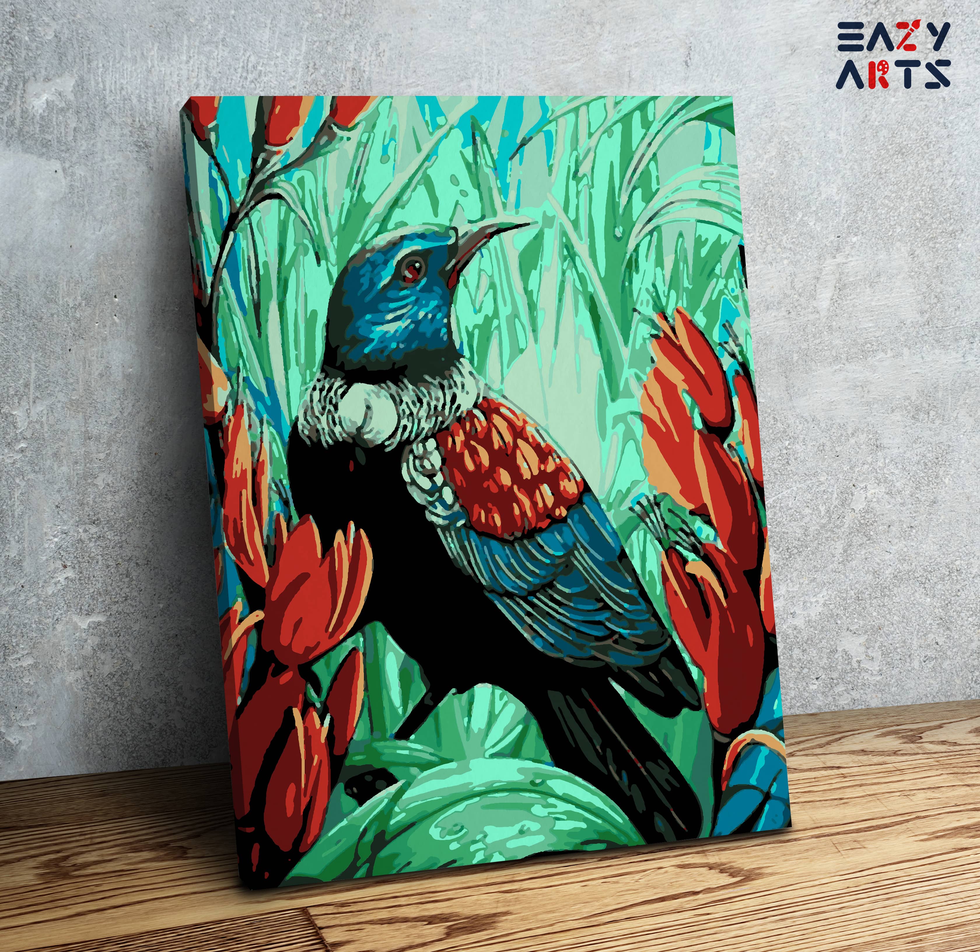 Bird Closeup DIY Paint by Numbers Kit