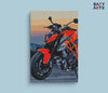 Eazy Arts Red KTM Bike Paint By Numbers kit