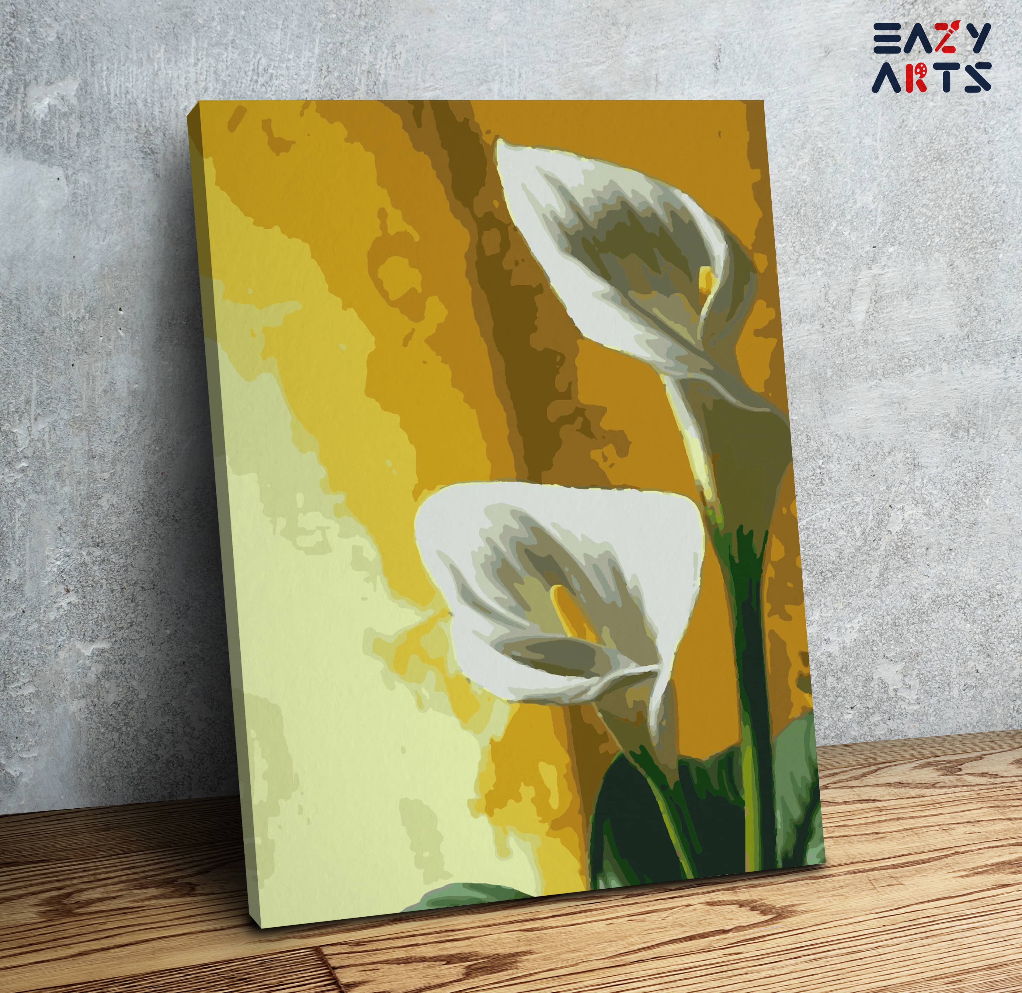 White Lilies Paint By Numbers kit