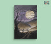 Eazy Arts Beautiful Moon Paint By Numbers kit