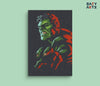 Eazy Arts Hulk Abstract Paint By Numbers kit