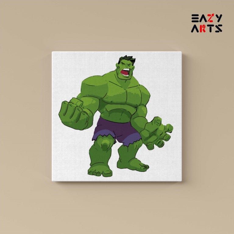 Hulk Screaming Paint By Numbers Kit For Kids