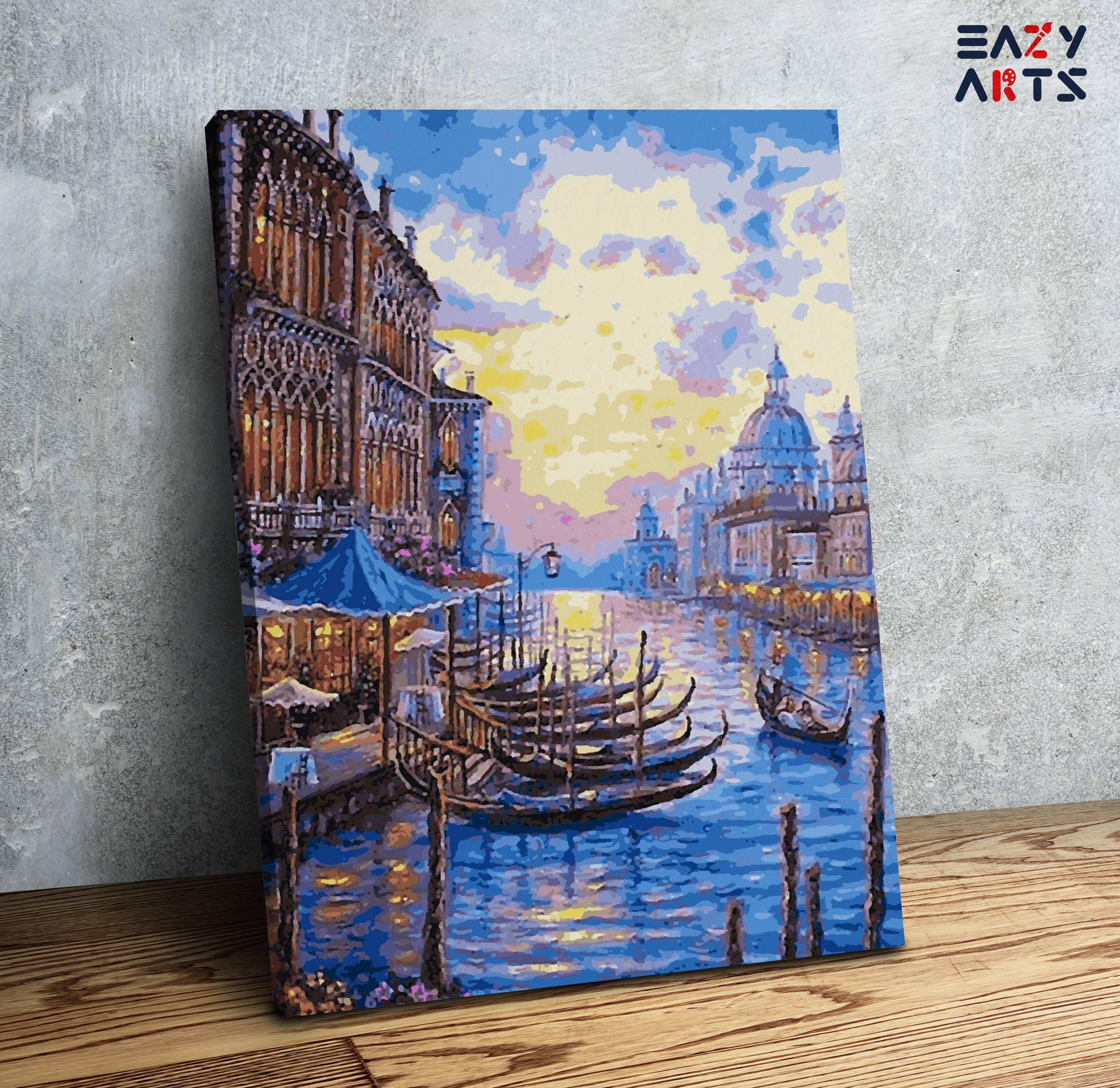 River and The City Paint By Numbers kit
