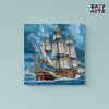 Eazy Arts Pirate Ship In Ocean Paint By Numbers kit