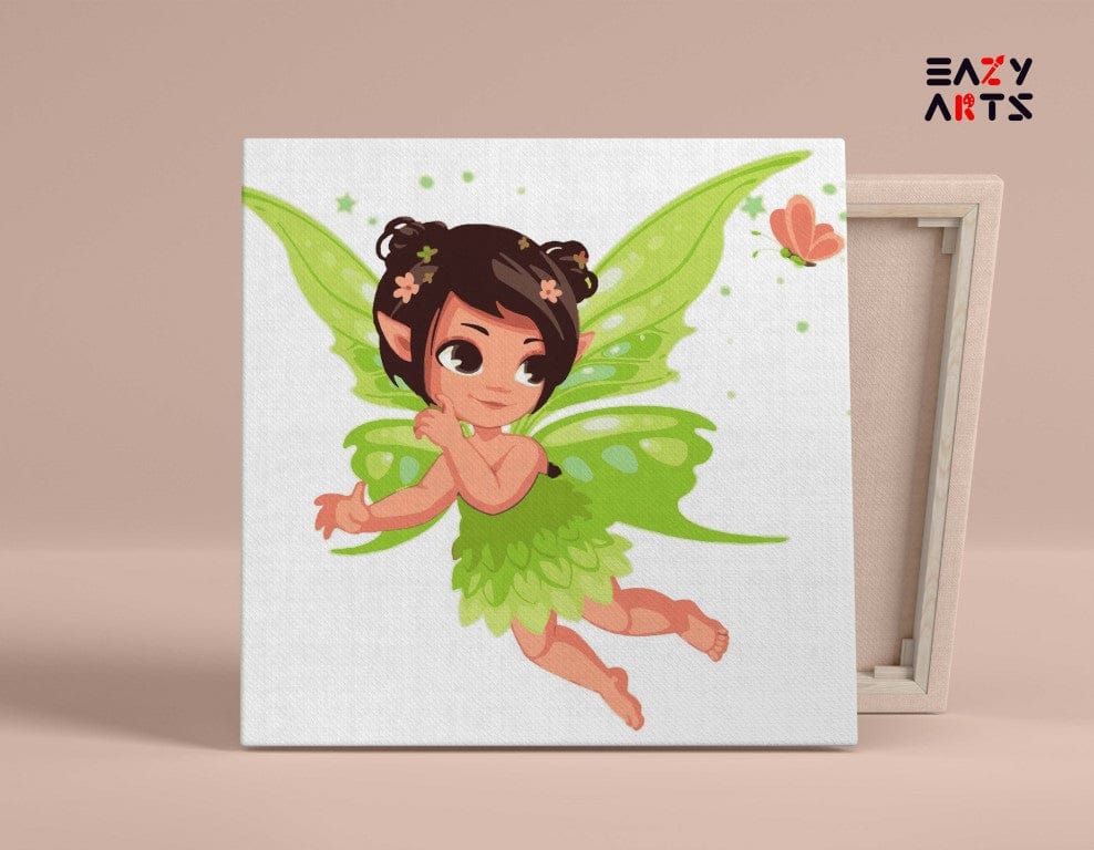 Green Fairy Paint By Numbers Kit For Kids