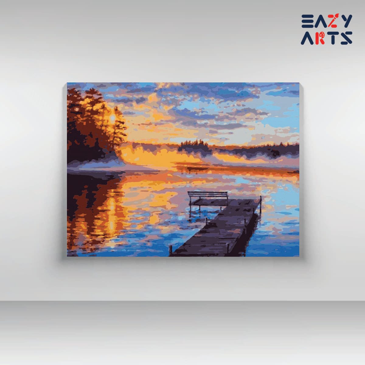 Sunset at Port Paint By Numbers kit