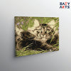 Eazy Arts Cat Playing In Grass Paint by Numbers Kit