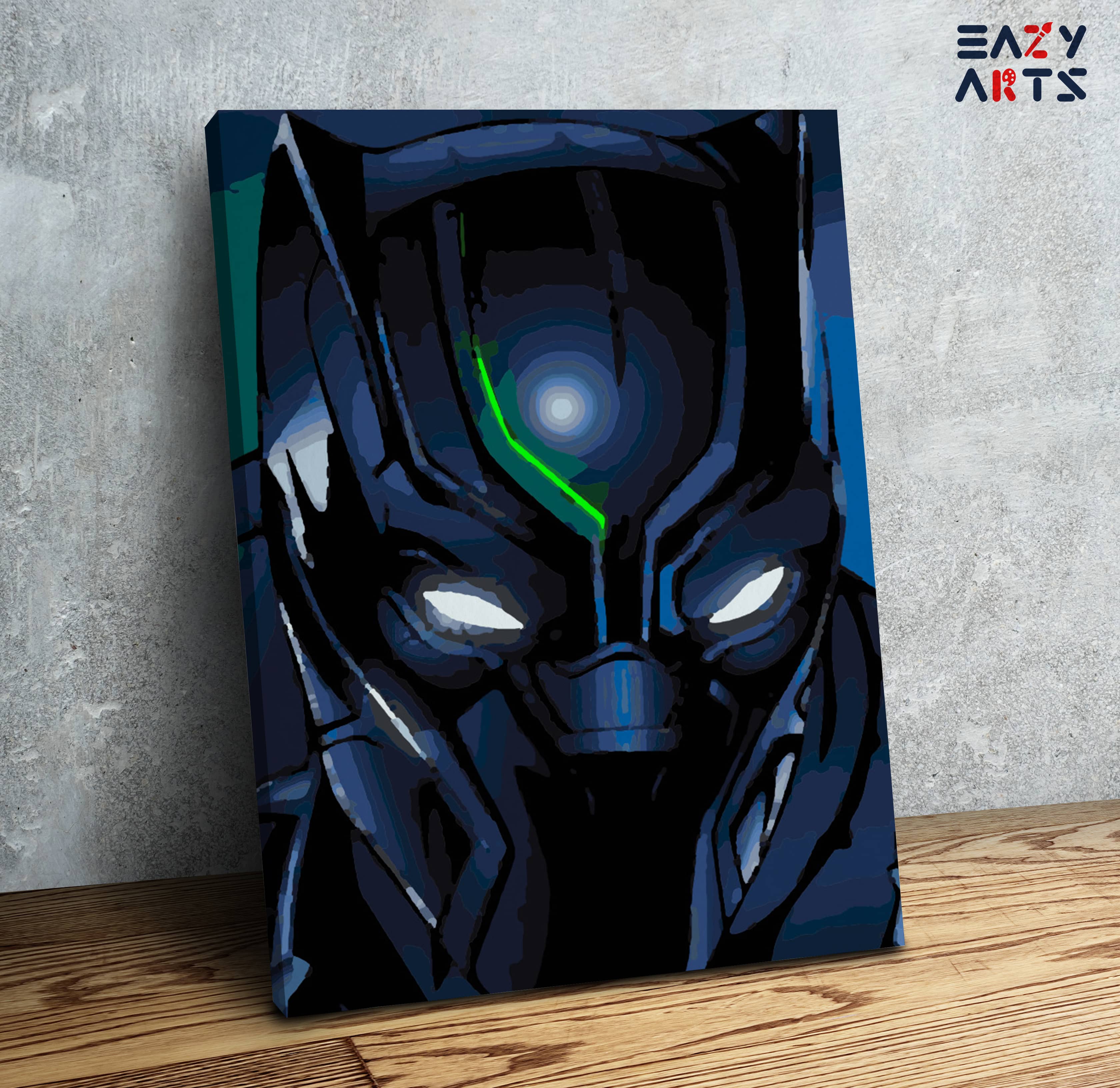 Black Panther Suit Paint By Numbers kit