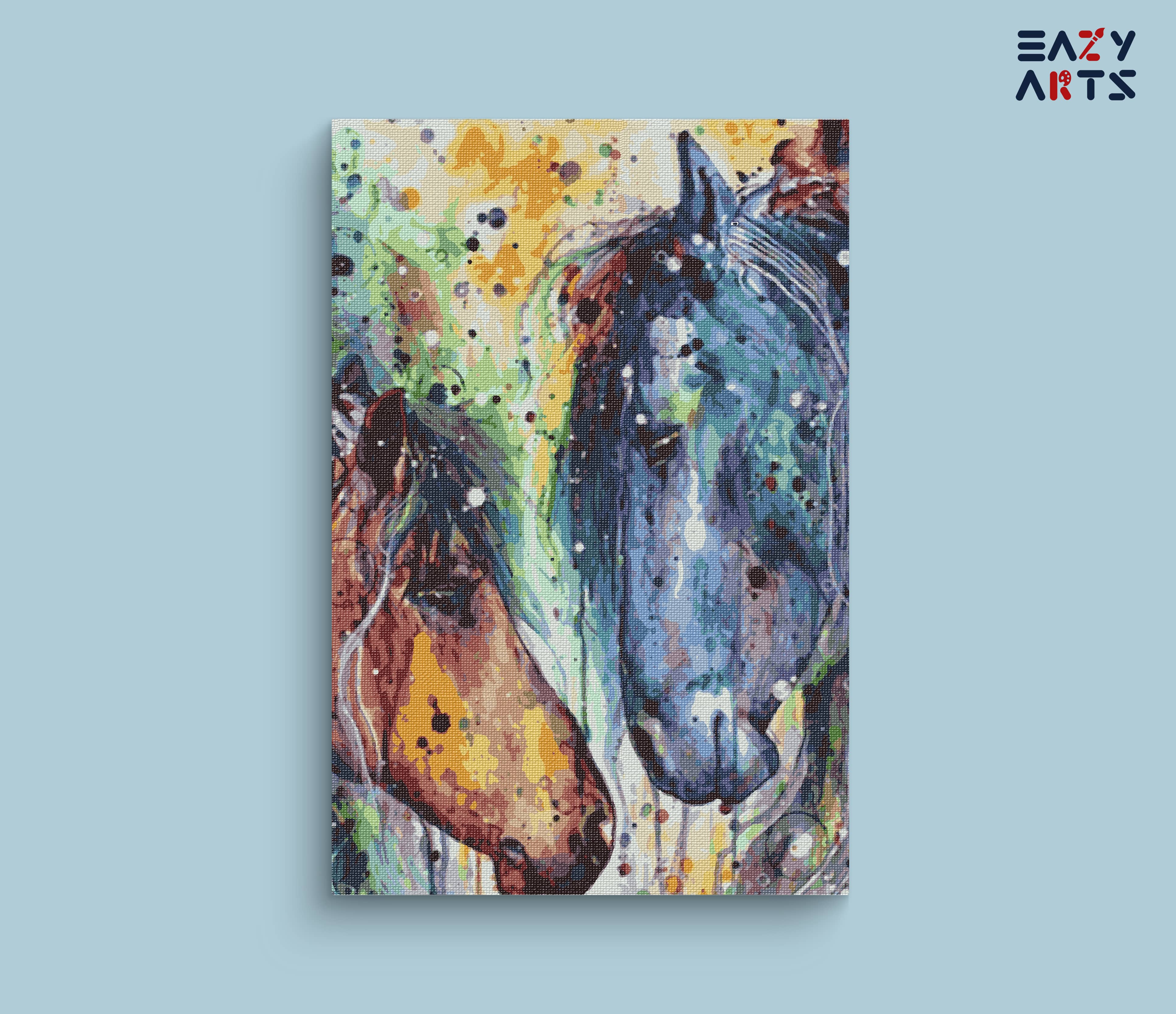 Horse Love Paint by Numbers Kit