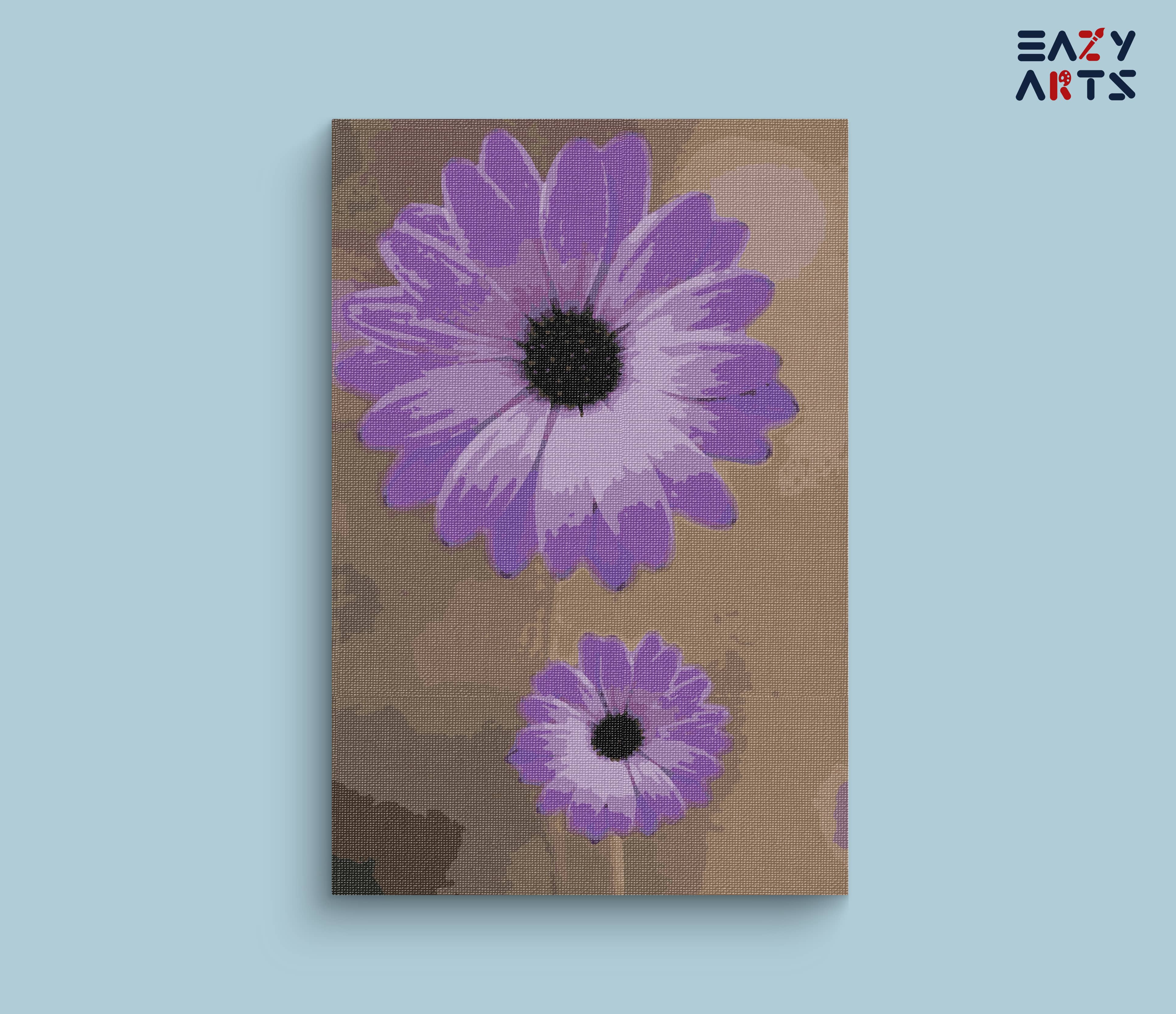 Purple Lavender Flower Paint By Numbers kit