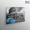 Eazy Arts Blue Vintage Car In Colosseum Paint By Numbers kit