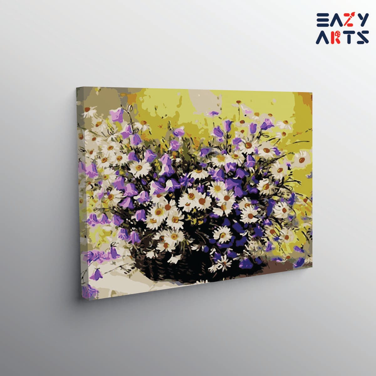 Colorful Flower Vase Paint By Numbers kit