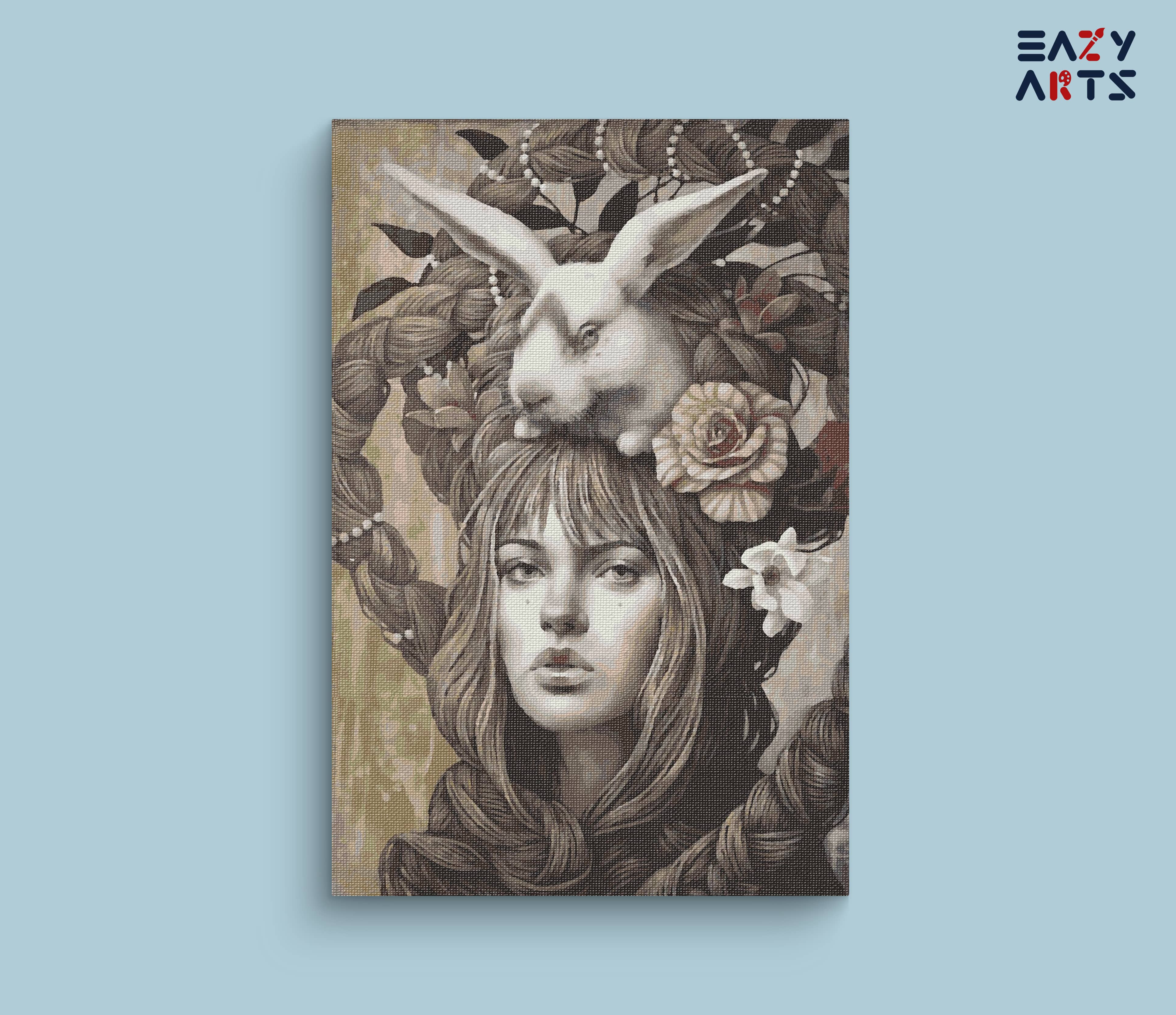 Rabbit Art By Sophie Wilkins Paint By Numbers kit