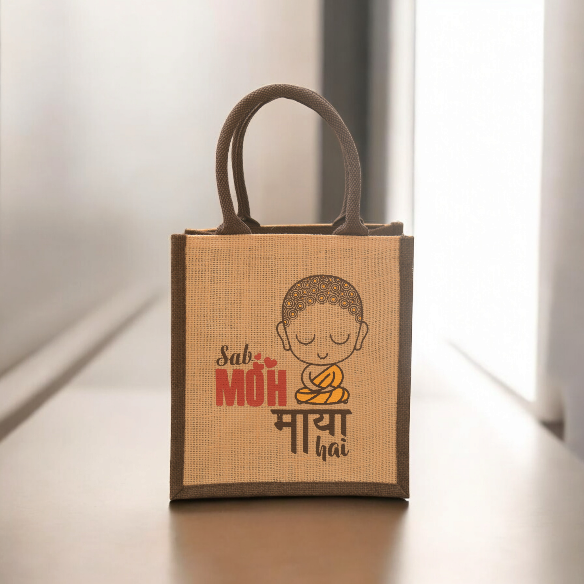 Jute Cottage Moh Maya Print Lunch Zipper