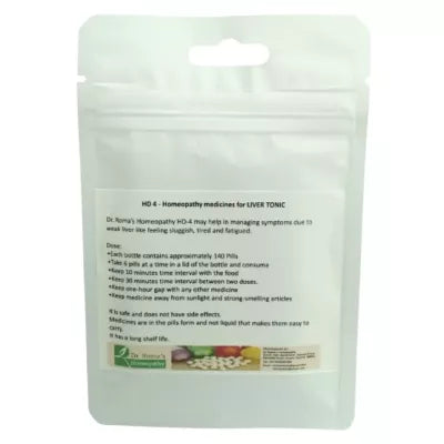 Dr. Romas Homeopathy HD-4 Liver Tonic 2 Bottles - 16 gms (Each)