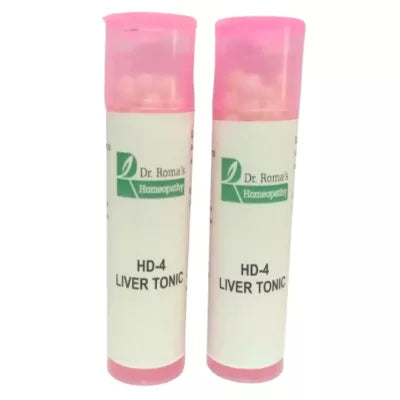 Dr. Romas Homeopathy HD-4 Liver Tonic 2 Bottles - 16 gms (Each)