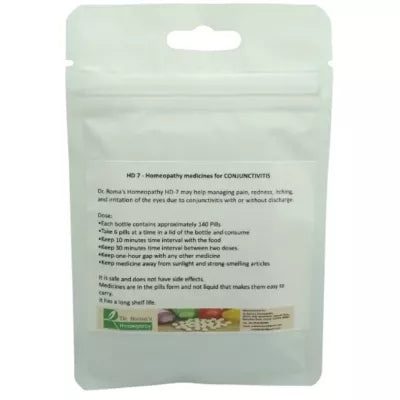 Dr. Romas Homeopathy HD-7 Conjunctivitis 2 Bottles - 16 gms (Each)