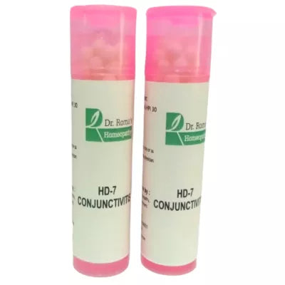 Dr. Romas Homeopathy HD-7 Conjunctivitis 2 Bottles - 16 gms (Each)