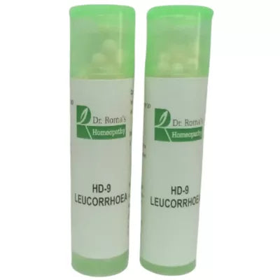 Dr. Romas Homeopathy HD-9 Leucorrhoea 2 Bottles - 16 gms (Each)