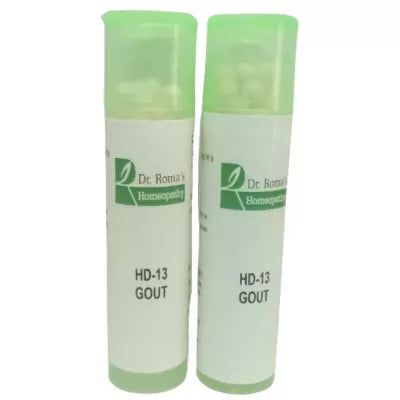 Dr. Romas Homeopathy HD-13 Gout 2 Bottles - 16 gms (Each)