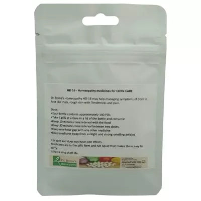 Dr. Romas Homeopathy HD-16 Corn Care 2 Bottles - 16 gms (Each)