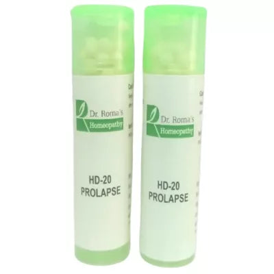 Dr. Romas Homeopathy HD-20 Prolapse 2 Bottles - 16 gms (Each)
