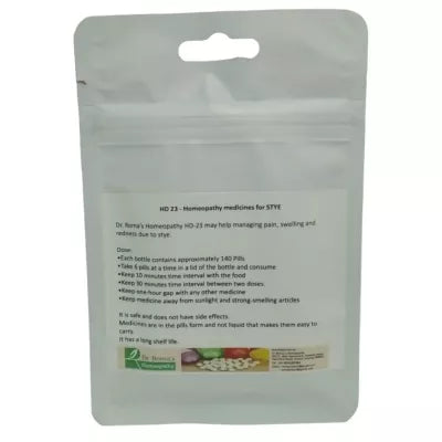 Dr. Romas Homeopathy HD-23 Stye 2 Bottles - 16 gms (Each)