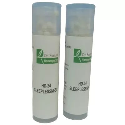 Dr. Romas Homeopathy HD-24 Sleeplessness 2 Bottles - 16 gms (Each)