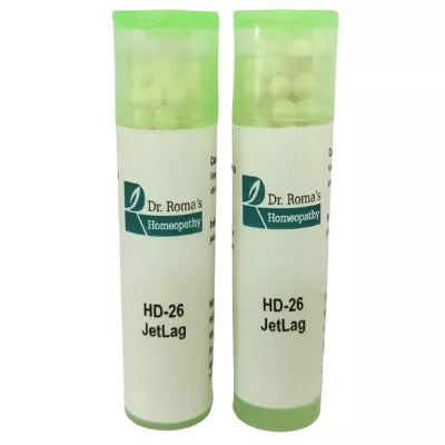 Dr. Romas Homeopathy HD-26 Jetlag 2 Bottles - 16 gms (Each)