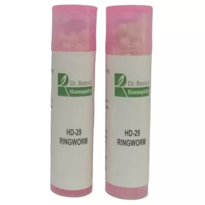 Dr. Romas Homeopathy HD-29 Ringworm 2 Bottles - 16 gms (Each)
