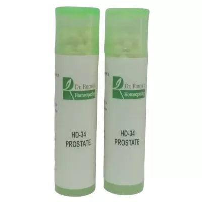 Dr. Romas Homeopathy HD-34 Prostate 2 Bottles - 16 gms (Each)