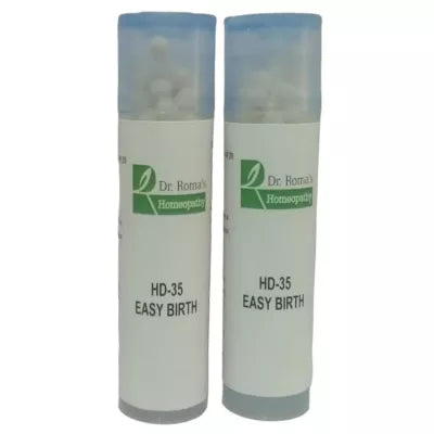 Dr. Romas Homeopathy HD-35 Easy Birth 2 Bottles - 16 gms (Each)