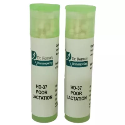 Dr. Romas Homeopathy HD-37 Poor Lactation 2 Bottles - 16 gms (Each)