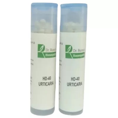 Dr. Romas Homeopathy HD-40 Urticaria 2 Bottles - 16 gms (Each)