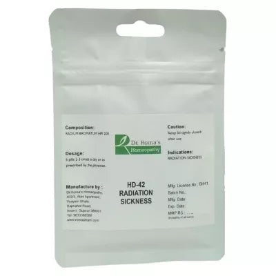 Dr. Romas Homeopathy HD-42 Radiation Sickness 2 Bottles - 16 gms (Each)
