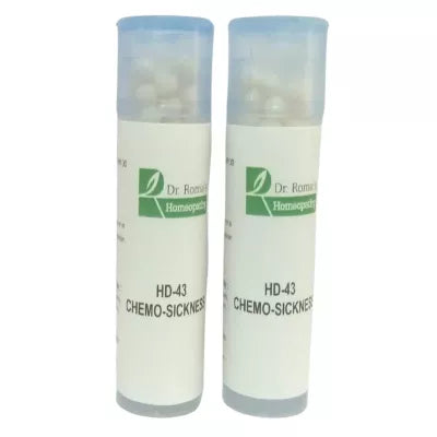 Dr. Romas Homeopathy HD-43 Chemo-Sickness 2 Bottles - 16 gms (Each)