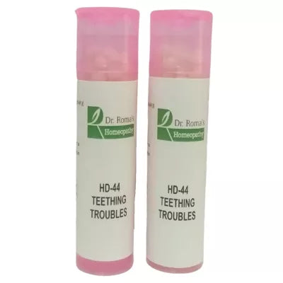 Dr. Romas Homeopathy HD-44 Teething Trouble 2 Bottles - 16 gms (Each)