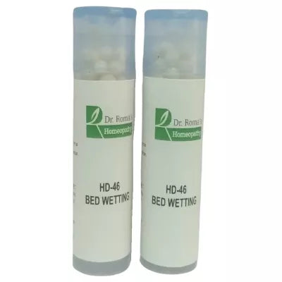 Dr. Romas Homeopathy HD-46 Bed Wetting 2 Bottles - 16 gms (Each)