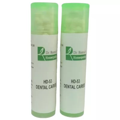 Dr. Romas Homeopathy HD-53 Dental Caries 2 Bottles - 16 gms (Each)