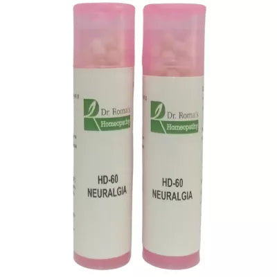 Dr. Romas Homeopathy HD-60 Neuralgia 2 Bottles - 16 gms (Each)