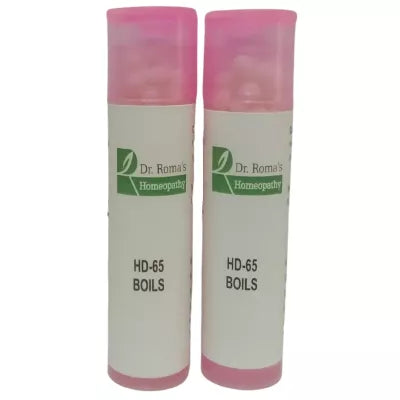 Dr. Romas Homeopathy HD-65 Boils 2 Bottles - 16 gms (Each)