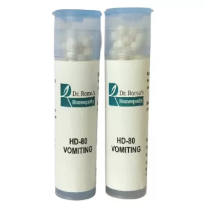 Dr. Romas Homeopathy HD-80 Vomiting 2 Bottles - 16 gms (Each)