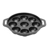 Pigeon Long Lasting Cast Iron Panniyarakkal 9 Rounds, Naturally Non-Stick