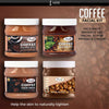 Luster Cosmetics Coffee Facial Kit | Massage Cream & Massage Gel & Facial Scrub & Face Pack – 4x500ml