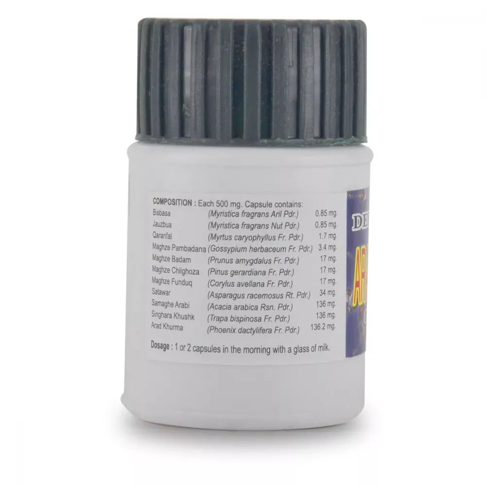 Dehlvi Arad Khurmeen Capsules - 30 Caps
