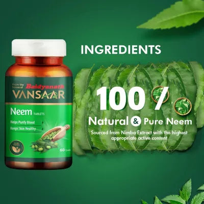 Baidyanath Vansaar Neem Tablet - 60 Tablets