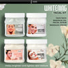Luster Cosmetics Whitening Facial Kit | Massage Cream & Massage Gel & Facial Scrub & Face Pack - 4x500ml