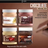 Luster Cosmetics Chocolate Facial Kit | Massage Cream & Massage Gel & Facial Scrub & Face Pack – 4x500ml