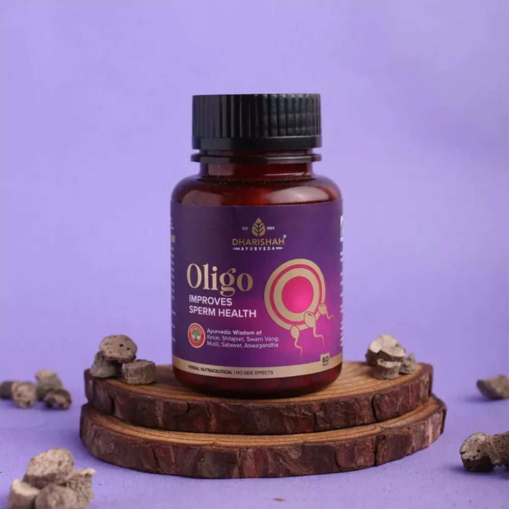 Dharishah Ayurveda Oligo Improves Sperm - 60 tabs
